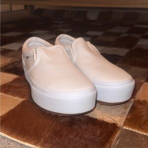 Women's Vans Slip-On Stacked White (discontinued)